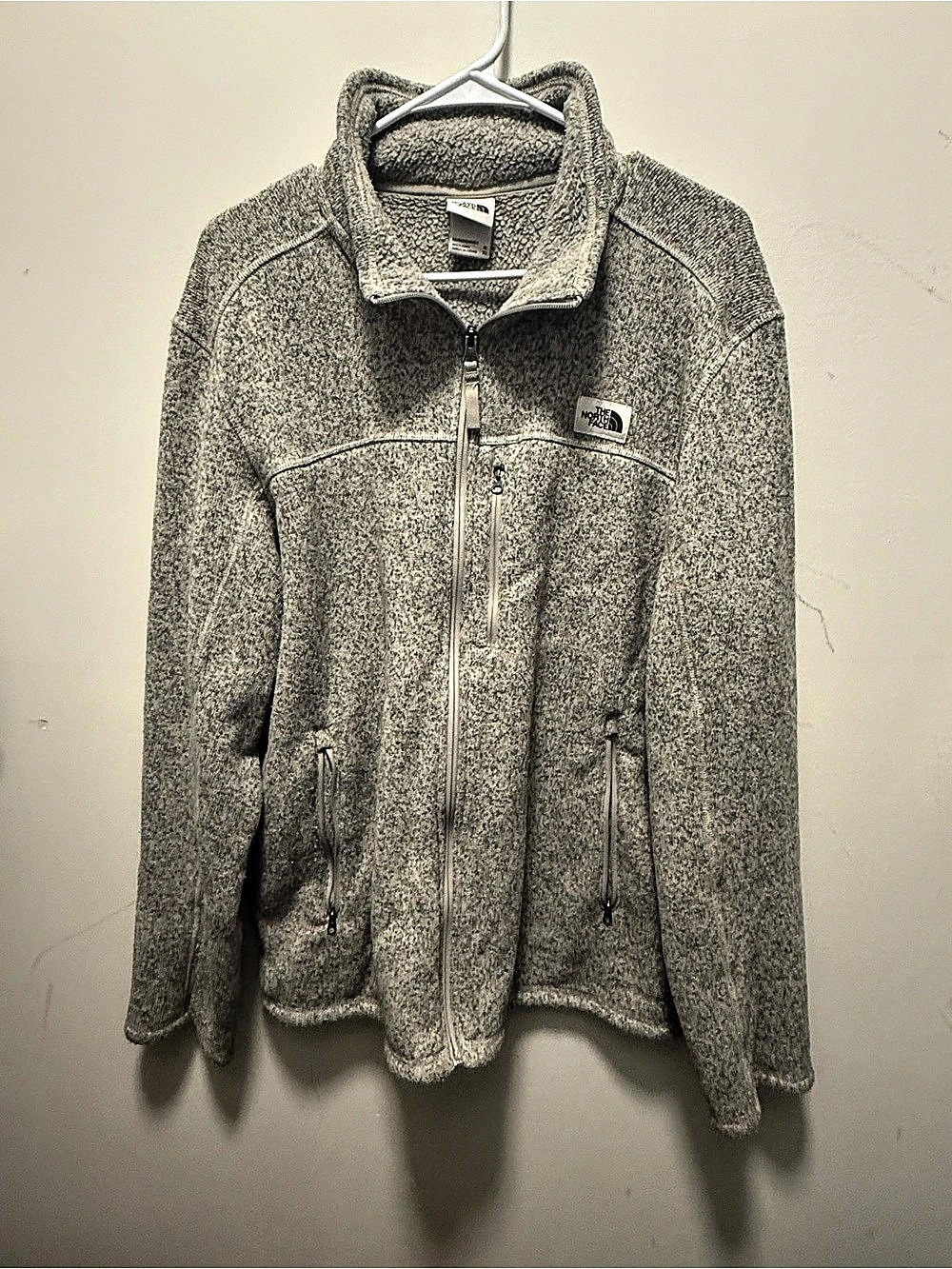 The North Face Gordon Lyons Full Zip Fleece Jacket Men's Fleece Jacket Gray XL
